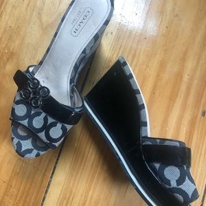 Coach wedges